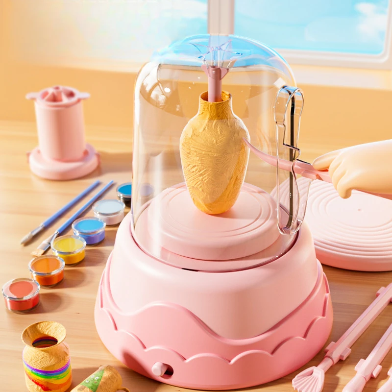 

Pottery Ceramics Tools Fingertip Pottery Machine Children's Handmade Electric Clay Pulling Stimulates Quickly Dries Provides