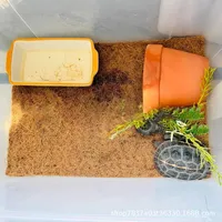 30/40/50cm Reptile Mat Natural Plant Fiber Roll Reptile Carpet Mat Sheet Coconut Palm Mat Reptile Pet Supplies
