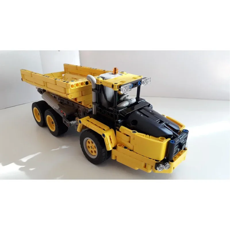 MOC-68821 Electric Remote Control Half Size Articulated Transporter Building Block Model,823 Parts, Boy Kids Birthday Toys Gifts