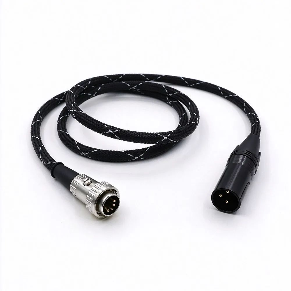 5-Pin 180 ° DIN Twist Lock Audio Output Pin to XLR 3-Pin Male Cable