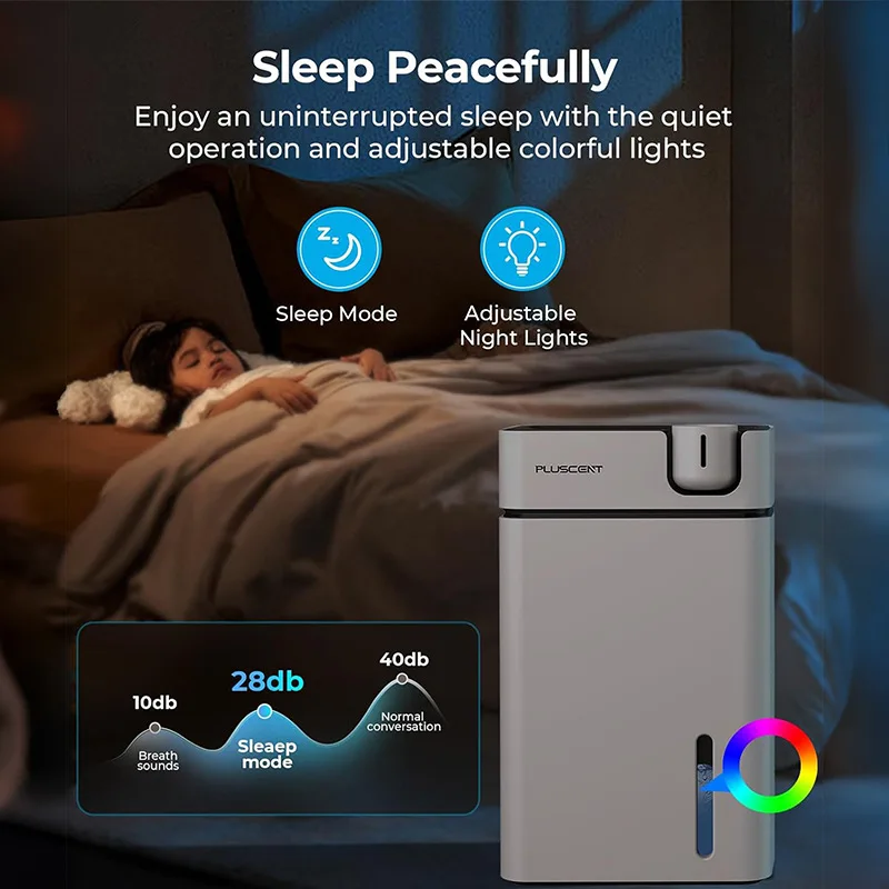 STLF 1L Small Cross-Border Dehumidifier Negative Ion Air Purification Moisture Absorbent Artifact