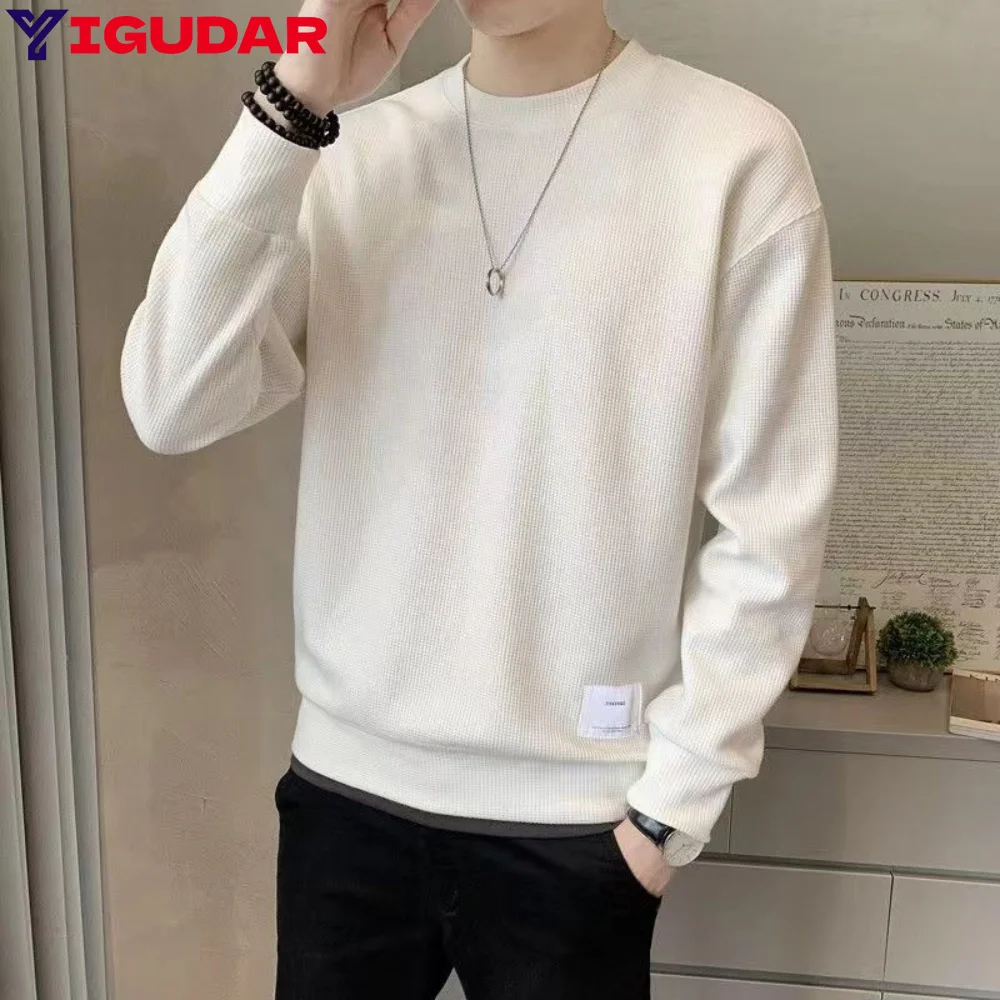 

2023 быстросохнущая осенне-Весенняя Спортивная тренировочная футболка для бега, футболки, модная одежда, синяя мужская футболка оверсайз с длинным рукавом