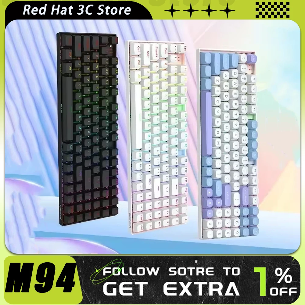 

Redragon M94 Magnetic Switch Mechanical Keyboard 8K Hz Wired Gaming Keyboard RT 0.1mm Gamer Keyboard RGB PC Accessories Gifts