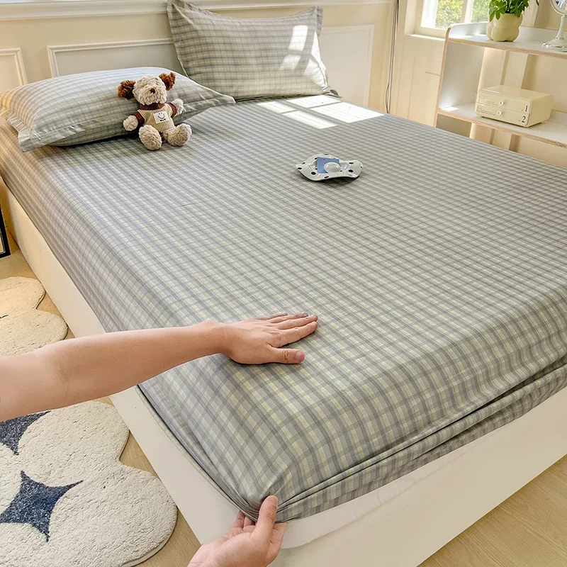 Neues Spannbetttuch mit Gummibändern, rutschfest, verstellbarer Matratzenbezug für Doppelbett, King-Size-Size-Bett, 150 x 200, 180 x 200, 220 x 200 cm