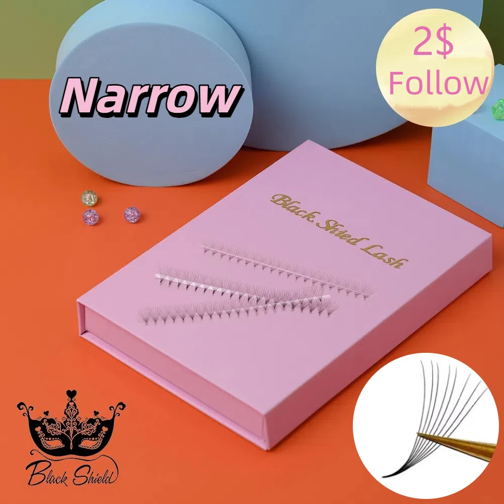 Narrow 1000 Fans False Eyelash  Korean Beauty Makeup Tools Ultra Speed  Lash Clusters 5D 6D 8D Natural Thin Base Eyelashes Books