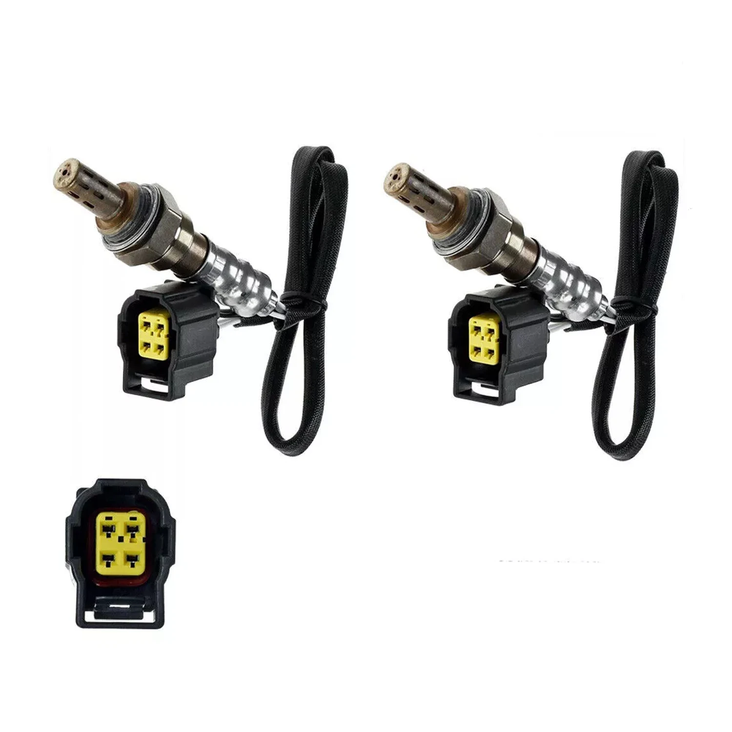 4Pcs Oxygen Sensor Upstream Downstream 234-4274 234-4880 234-4881 For 2007-2009 Jeep Wrangler V6 3.8L Exhaust Gas Oxygen Sensor