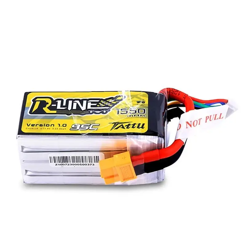 Gens Ace Tattu R-Line 1.0 2.0 LiPo Rechargeable Battery 550/650/750/850/1050/1300/1550/1800mah 95C 3S 4S 6S for RC FPV Racing