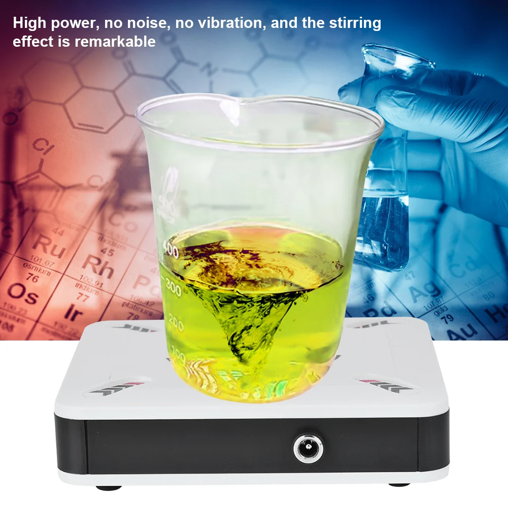 Laboratory Magnetic Stirrer HJ-1S Mini Plastic 1000ml 25W Magnetic Stirrer Mixer Machine 0-2400 RPM