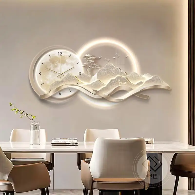 

Nordic Simple Wall Clocks Bedrooms Xenomorph Minimalist Design Luminous Wall Clocks Modern Aesthetic Horloge Home Decoration