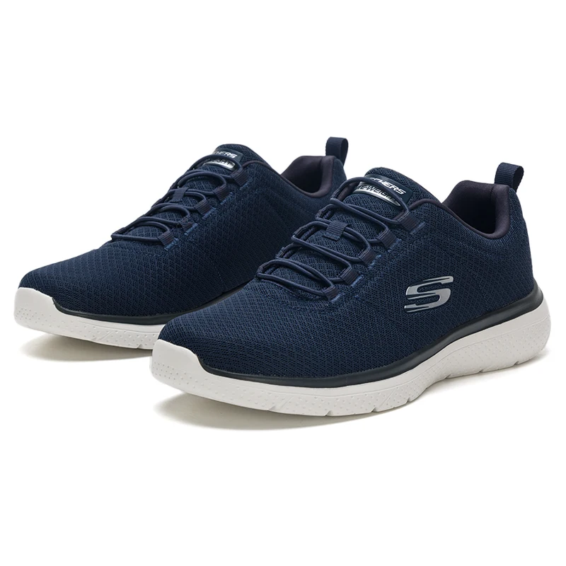 

Мужская спортивная обувь Skechers, для фитнеса, модная, удобная, с амортизацией, дышащая, повседневная обувь для бега 8790258-Nvy
