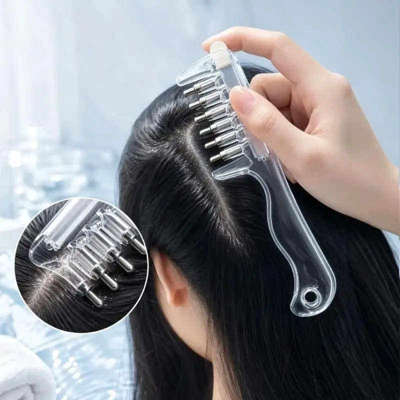New 1Pcs Liquid Guide Applicator Scalp Massage Comb Portable Hair Root Comb Hair Oil Serum Brush Anti-Leak Hair Care Tool