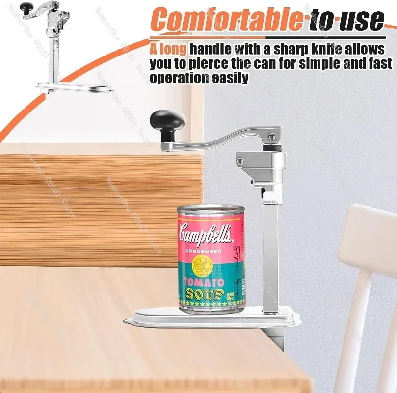 Commercial Can Knife for Heavy Duty Use|Stainless Steel Tabletop Can Opener
