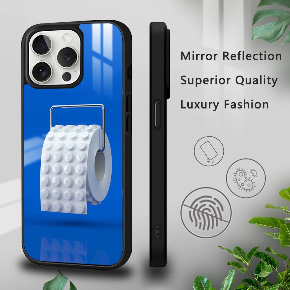 L-Lego Kit Innovative Design Phone Case For iPhone 16 15 14 13 12 11 Pro Xs Max Mini Plus Celulares Hard Funda