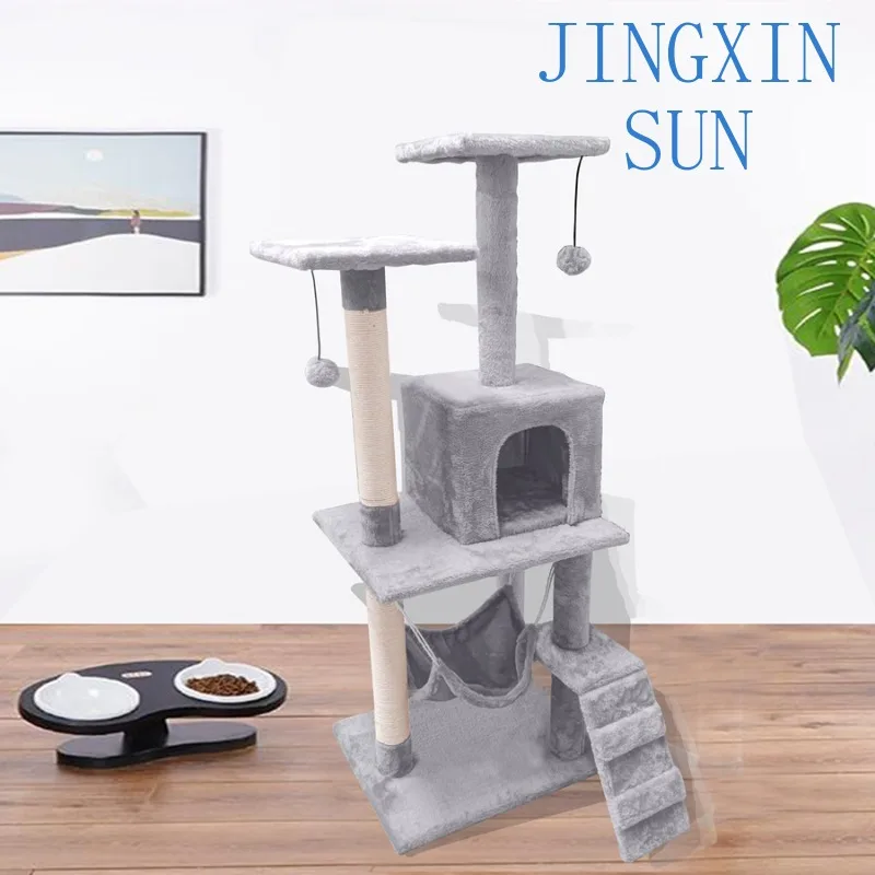 5 Layers Pet Supplies Pet Toy Cat Climbing Frame 4 Layers Cat Climbing Tree Cat Scratching Board