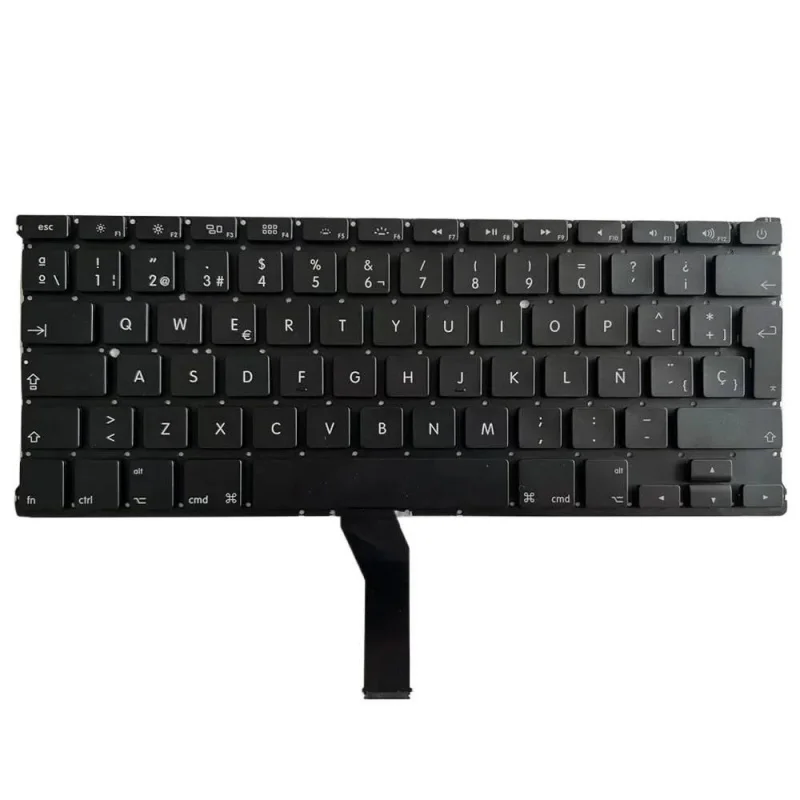 

New Backlit Spanish Keyboard For Macbook Air 13" A1466 A1369 Laptop SP Layout MD231 MD232 MC503 MC504 2011-15 Years =