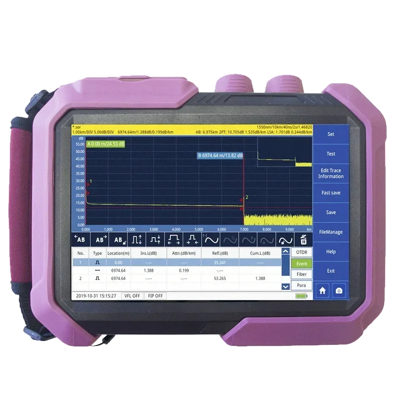 TR600/700 OTDR Optical Time Domain Reflectometer Polymerized TR700 Optical Fiber Tester Optical Cable Leather