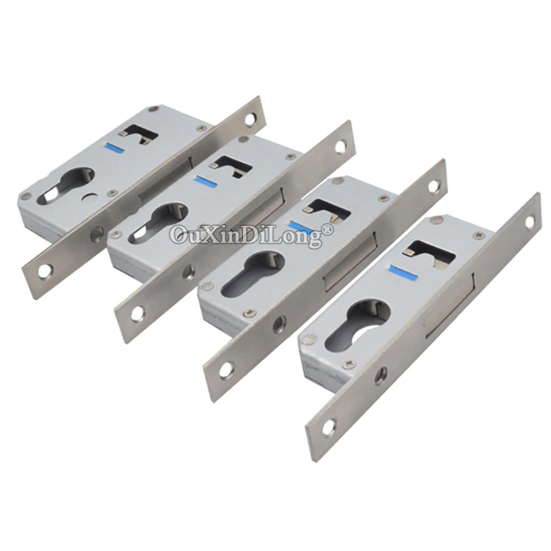 European Narrow Aluminium Alloy Floor Lock 20D/25D/30D/35D Framed Glass/Floor Spring/Plastic Steel Door Lock body Auxiliary Lock