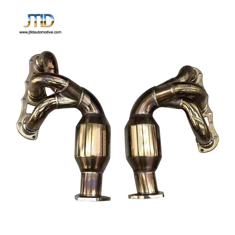 Exhaust Manifold header For Porsche 911 Carrera 2012 3.8T 304 Stainless Steel Muffler Down Pipe With/Without Catalytic