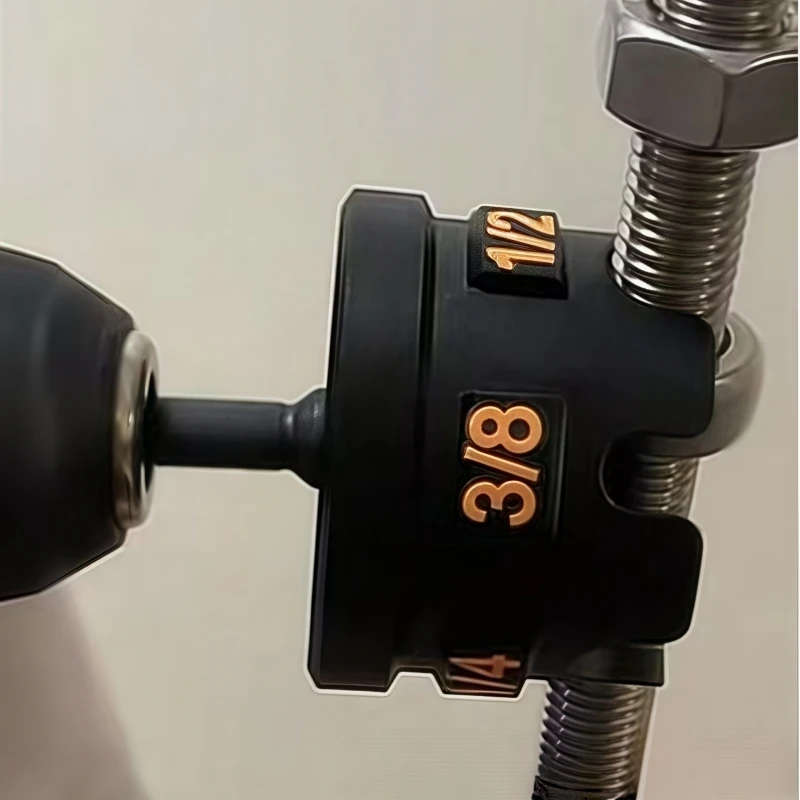 

Nut Removal Bolt Extractor Tool Nut Zip Drill Attachment for Quick Removal of Nuts and Bolts Used Threaded Rod In 1/4 3/8 1/2