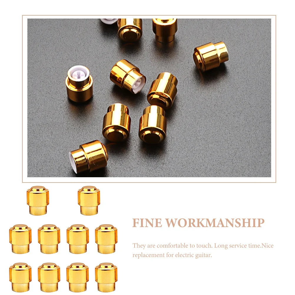 

10 Pcs Tip for Guitar The Switch Toggle Cap Knob Pickup Caps Thread Knobs Electric