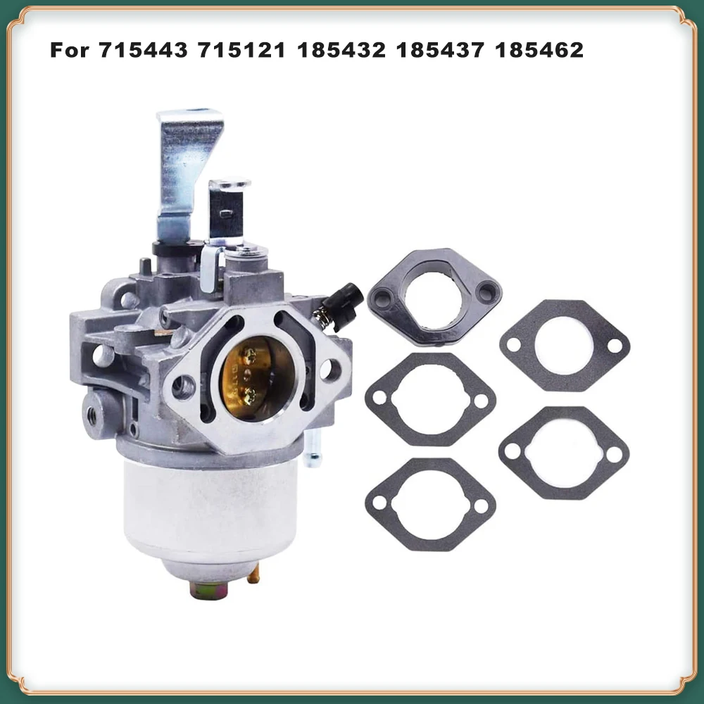 

Carburetor for 18HP Lawn Mower - Compatible with Part Numbers 715121, 715443, 715668, 185432, 185437, 185462