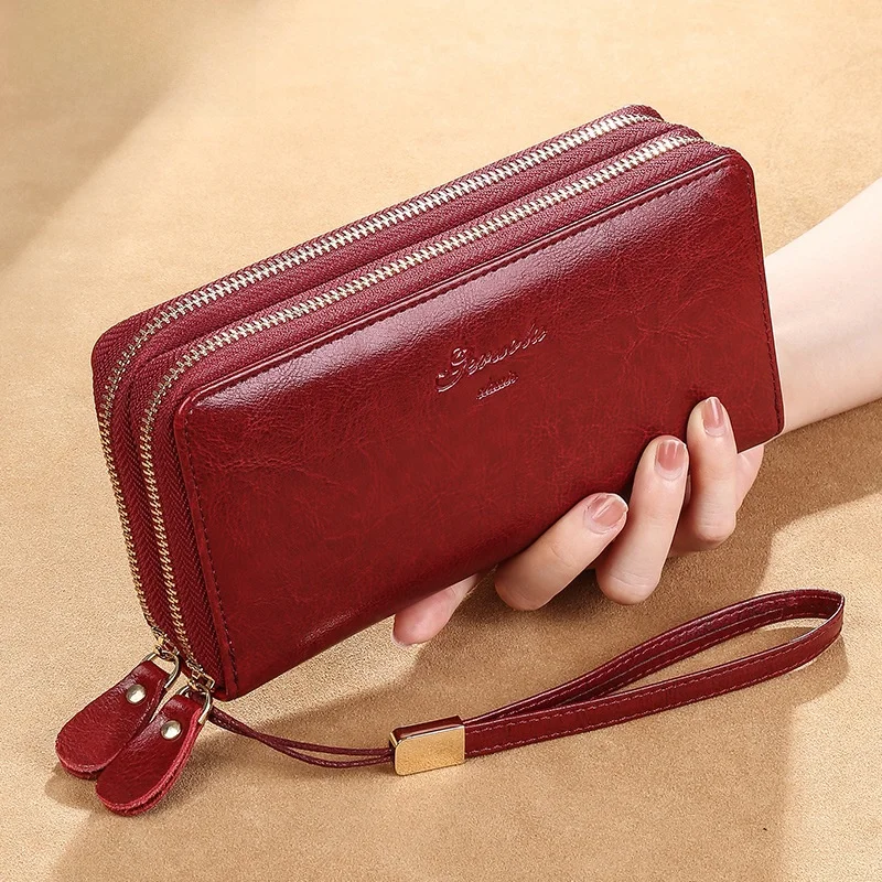 high-quali-long-leather-wallet-with-double-zipper-for-women-large-capaci-card-holder-clutch-bag-inteated-design-2025-ne