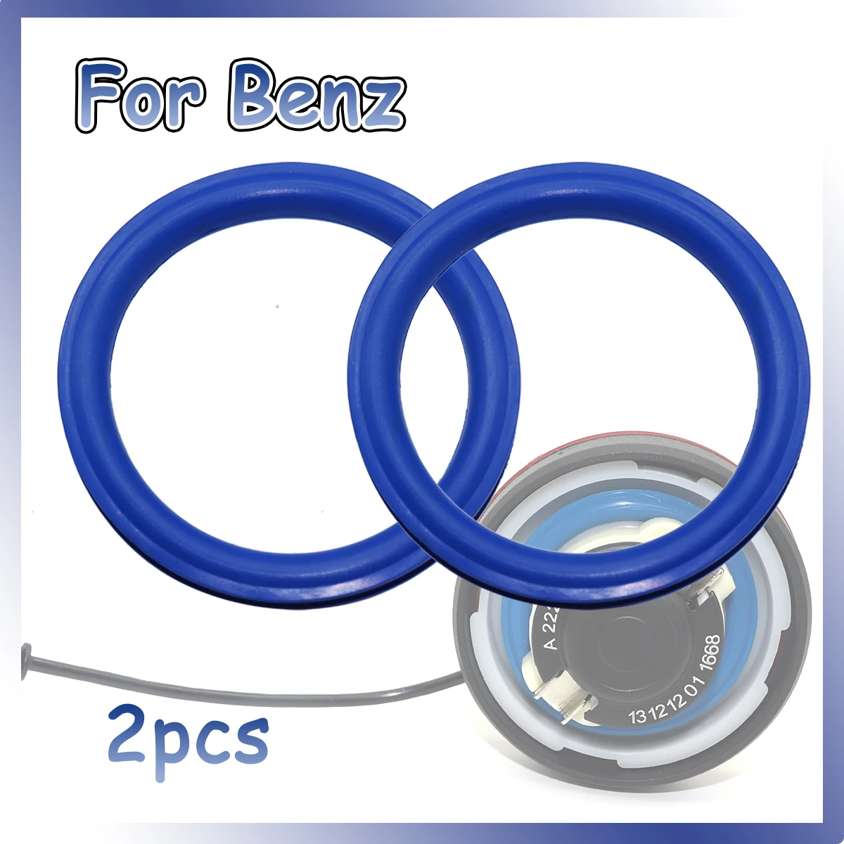 

2pcs Tank Cap Seal Fuel Filler Neck Gas Cap Repair Car Parts A2224700105 For Benz C-Class A205 C205 T-Model S205 CLA C117 X117