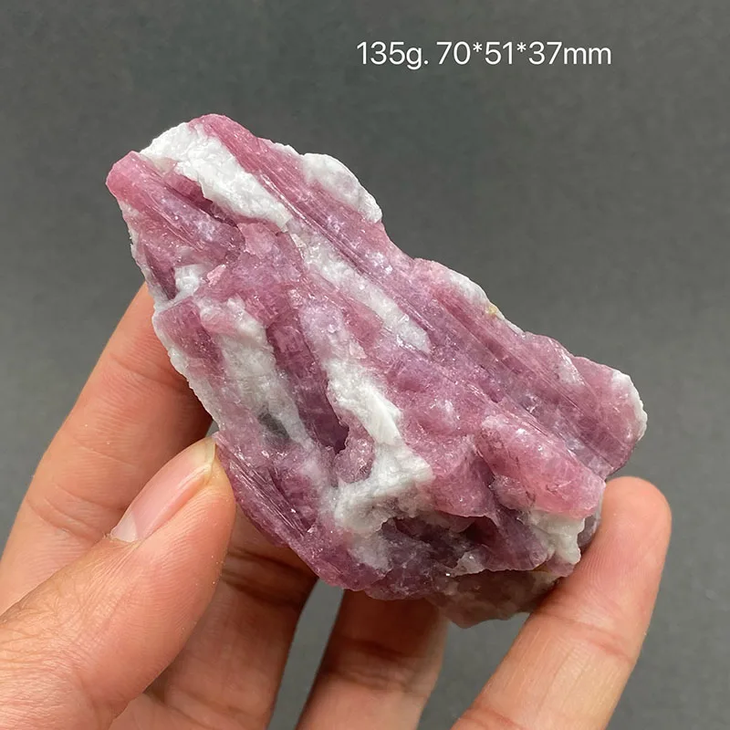 100%  Natural pink tourmaline Mineral Specimens Stones and Crystals Healing Crystal