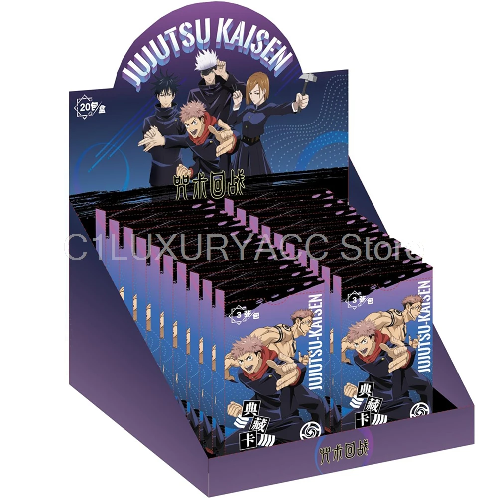 New Japanese Anime Jujutsu Kaisen Collection Card Box All Set Anime Character Rare Flash Card Deluxe Edition Card Board Games