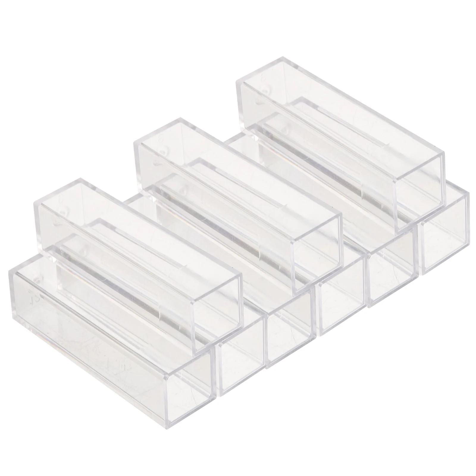 10PCS 45ML Polystyrene พลาสติก Cuvette (โปร่งใส) Polystyrene Cuvette Cuvette แบบใช้แล้วทิ้ง