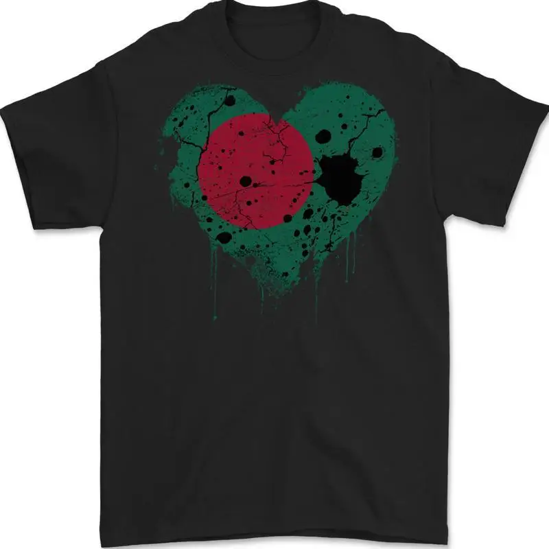 Love Bangladesh Flagge aus Bangladesch Tag Fußball Herren 100% Baumwoll T shirt