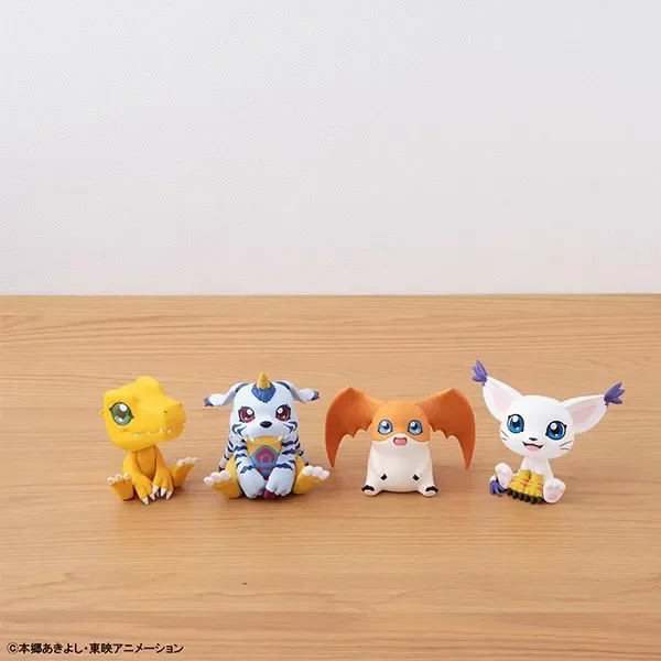 BANDAI MH Look Up Digimon Adventure Gabumon Patamon figuras de acción modelo de juguete, figuras de diversión, juguetes a estrenar, genuino y Original