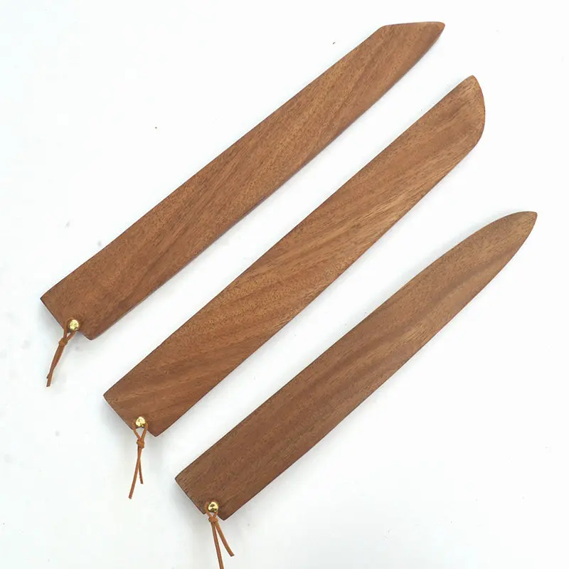 Solid Wood Knife Sheath Kitchen Multi-function Scabbard Pocket Knife Case Japanese Blade Protector Cover Holder