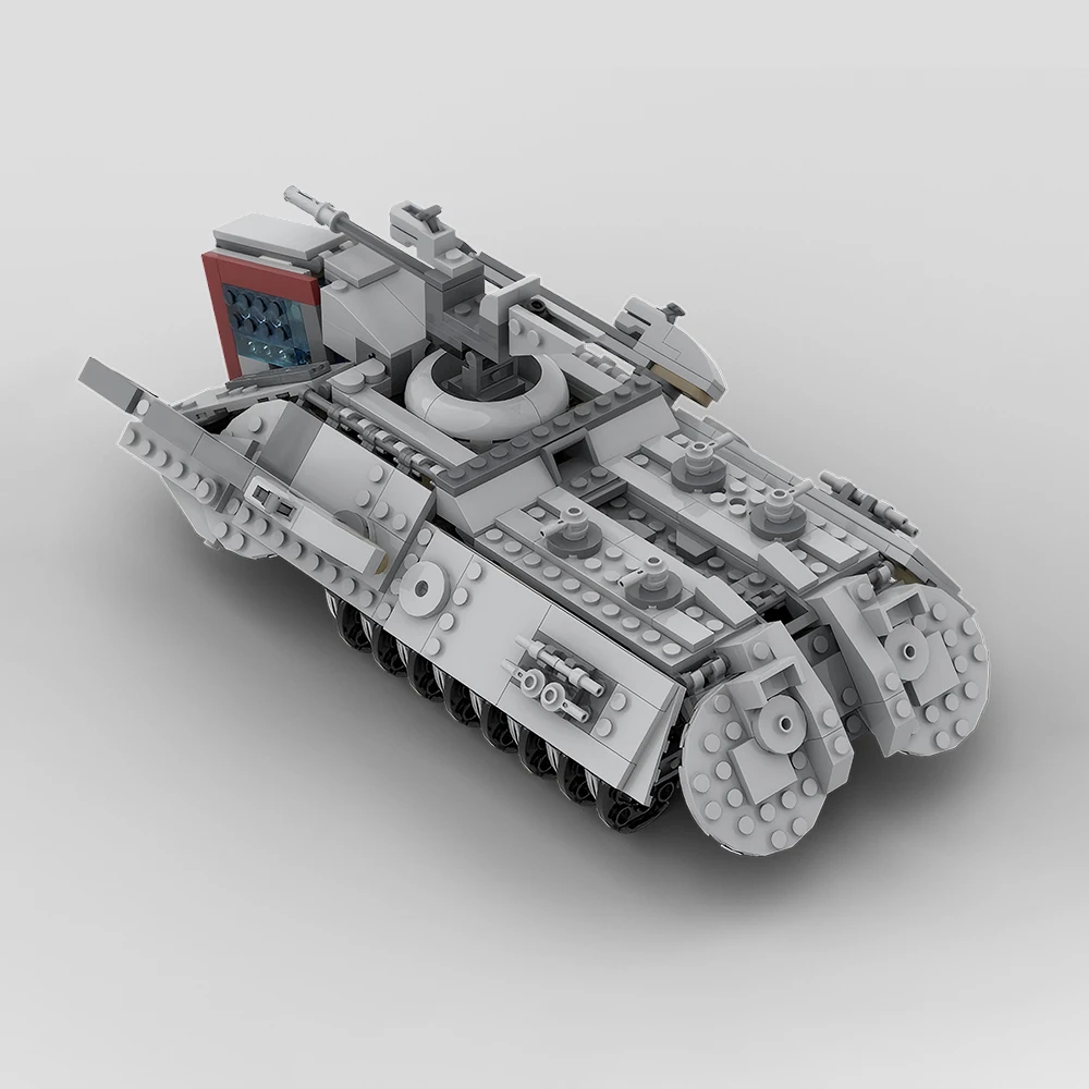 

513PCS MOC Space War Tank Chariot Rotating Large Artillery Model DIY Assembly Building Blocks Children's Toy Boy Collection Gift