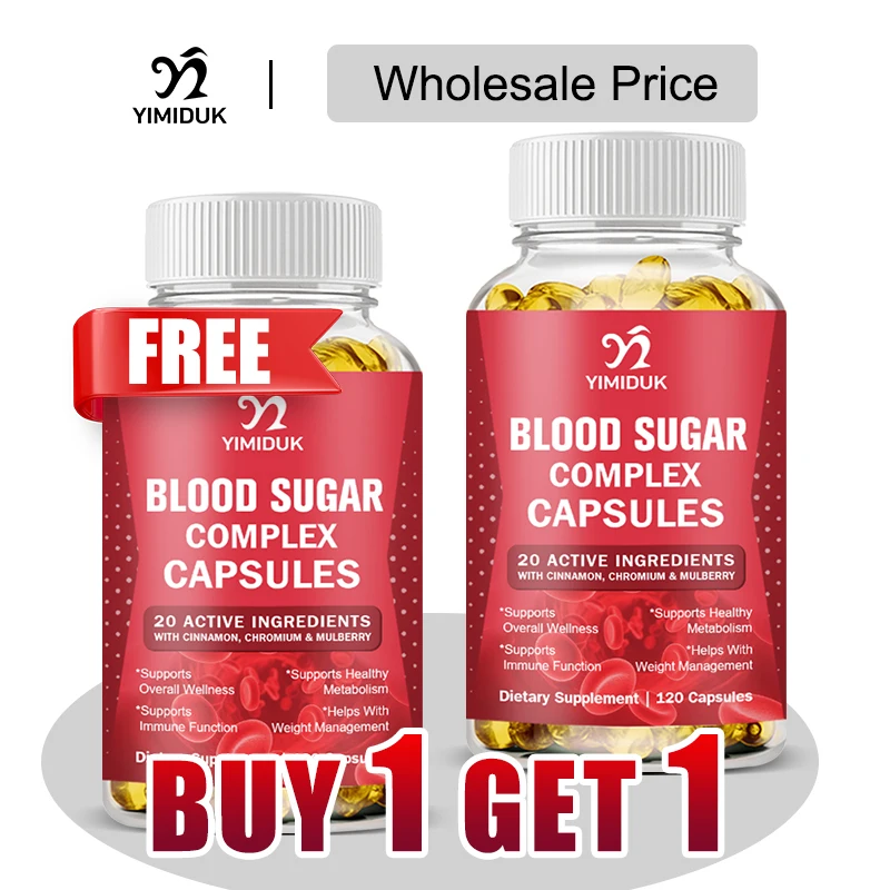 

Natural Blood Sugar Capsules, with Cinnamon, Turmeric, Supports Healthy Blood Sugar Levels, Healthy Energy Levels, Metabolism