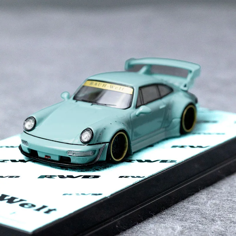 OEM 1:64 Porsche911 964 RWB Limited Alloy Car Model Collection