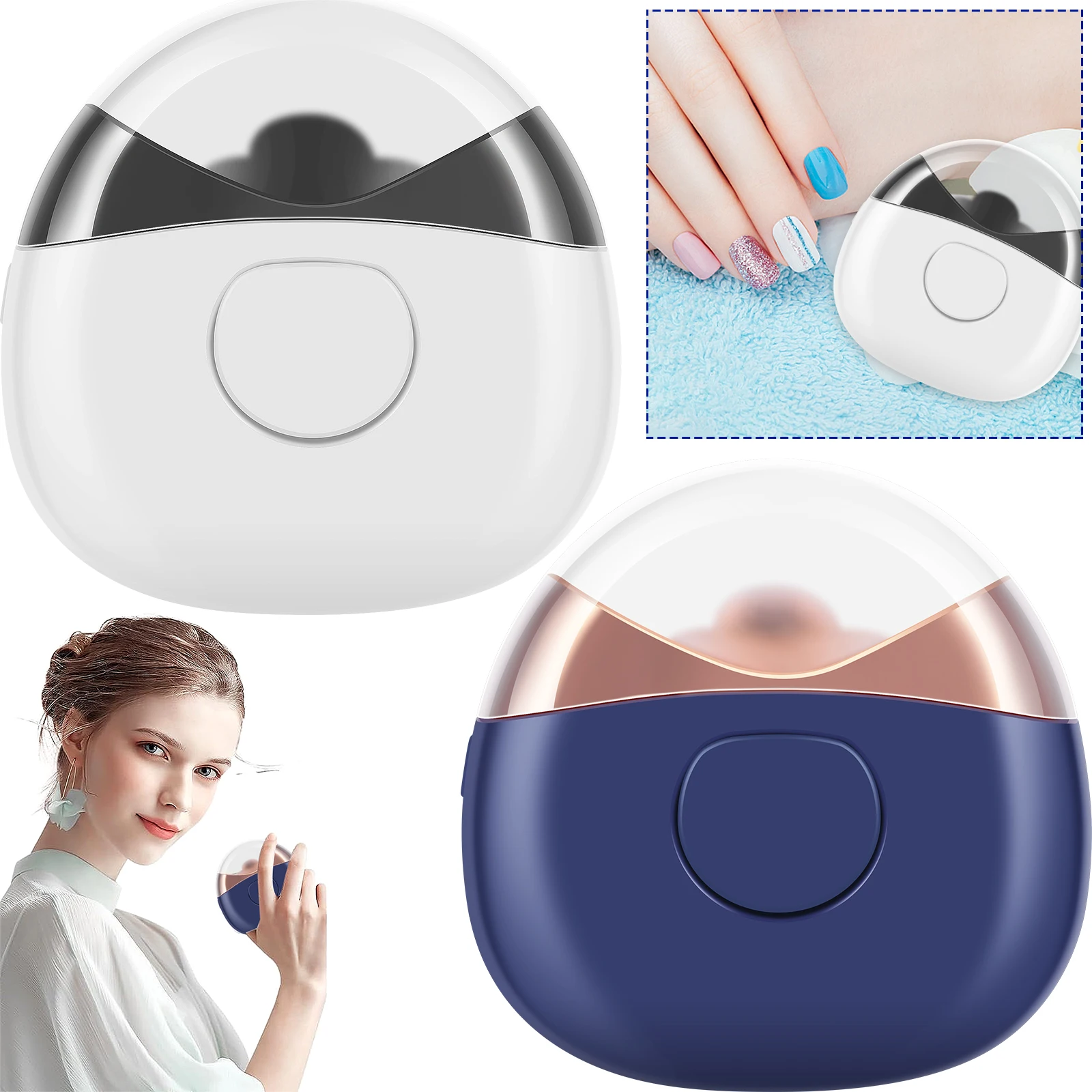 Electric Nail Clipper with LED Light 300mAh USB Rechargeable Baby Safety Automatic Nail Trimmer Portable Mini Manicure Tools New