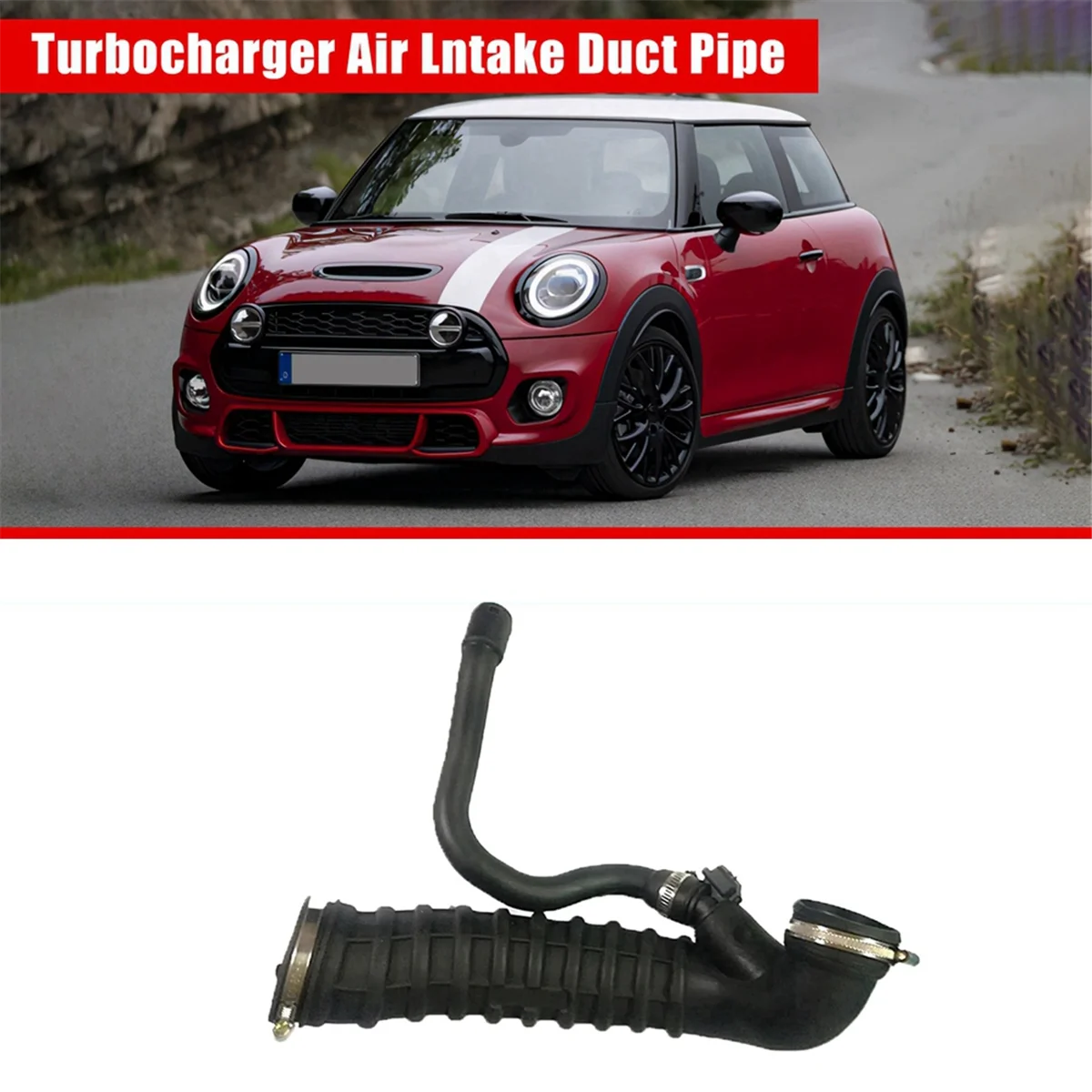 13717555784 Intake Boot Air Mass Sensor Turbocharger Air Intake Duct Pipe 1440J8 for MINI Clubman R55 R56 R57 Cooper S