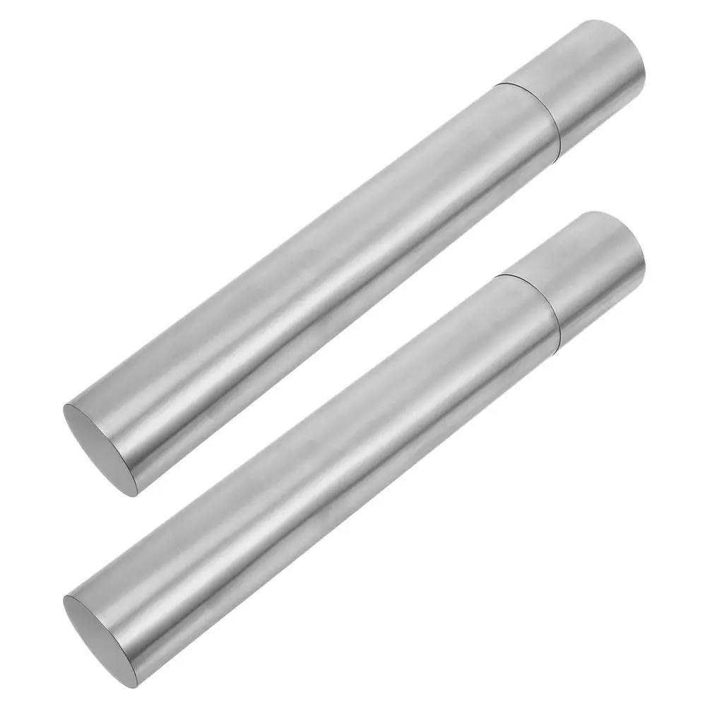 2-pecas-de-tubo-de-documentos-em-aco-inoxidavel-premium-porta-certificados-e-diplomas-cilindro-compacto-a-prova-d'Agua-e-resistente-a-umidade-para-viagem