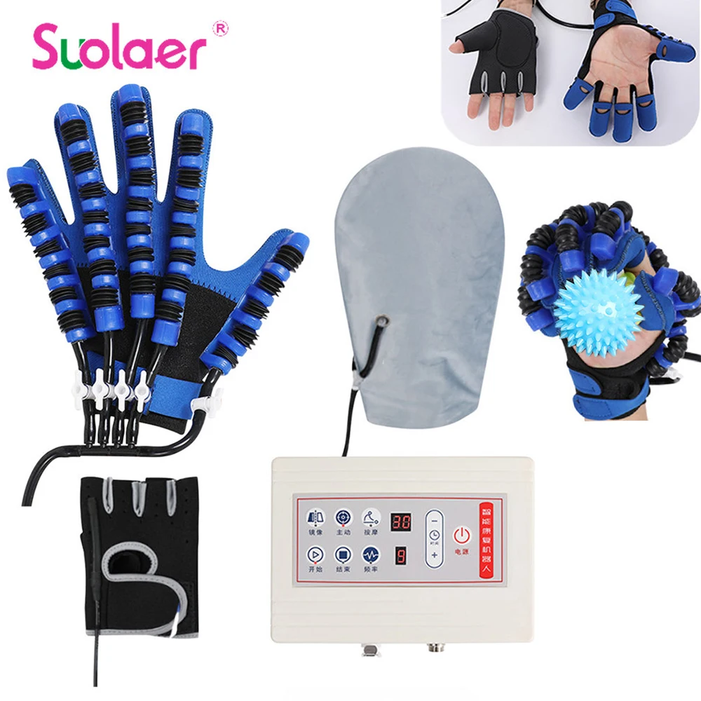 

Rehabilitation Robot Gloves Stroke Hemiplegia Cerebral Infarction Training Equipment Finger exerciser Hand Rehabilitation Device