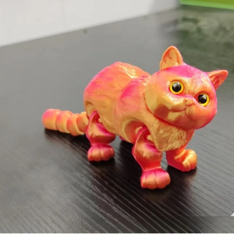 3d фигурки декор для комнаты 3D Printed Cute Cats Tail Joint