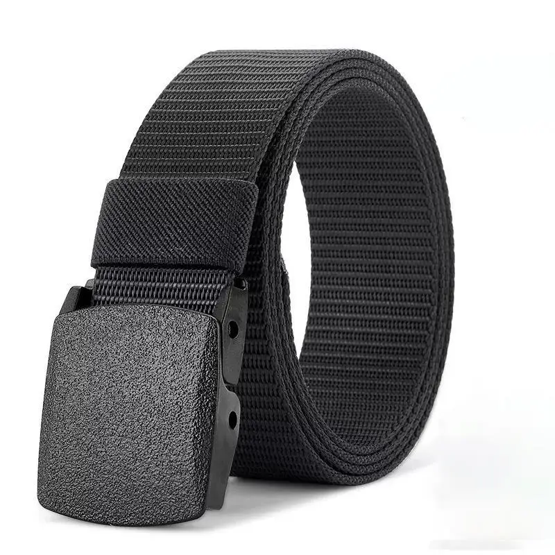 Military Automatic Buckle Nylon Belt Outdoor Hunting Multifunctional Canvas Belt High Quality Men Belt