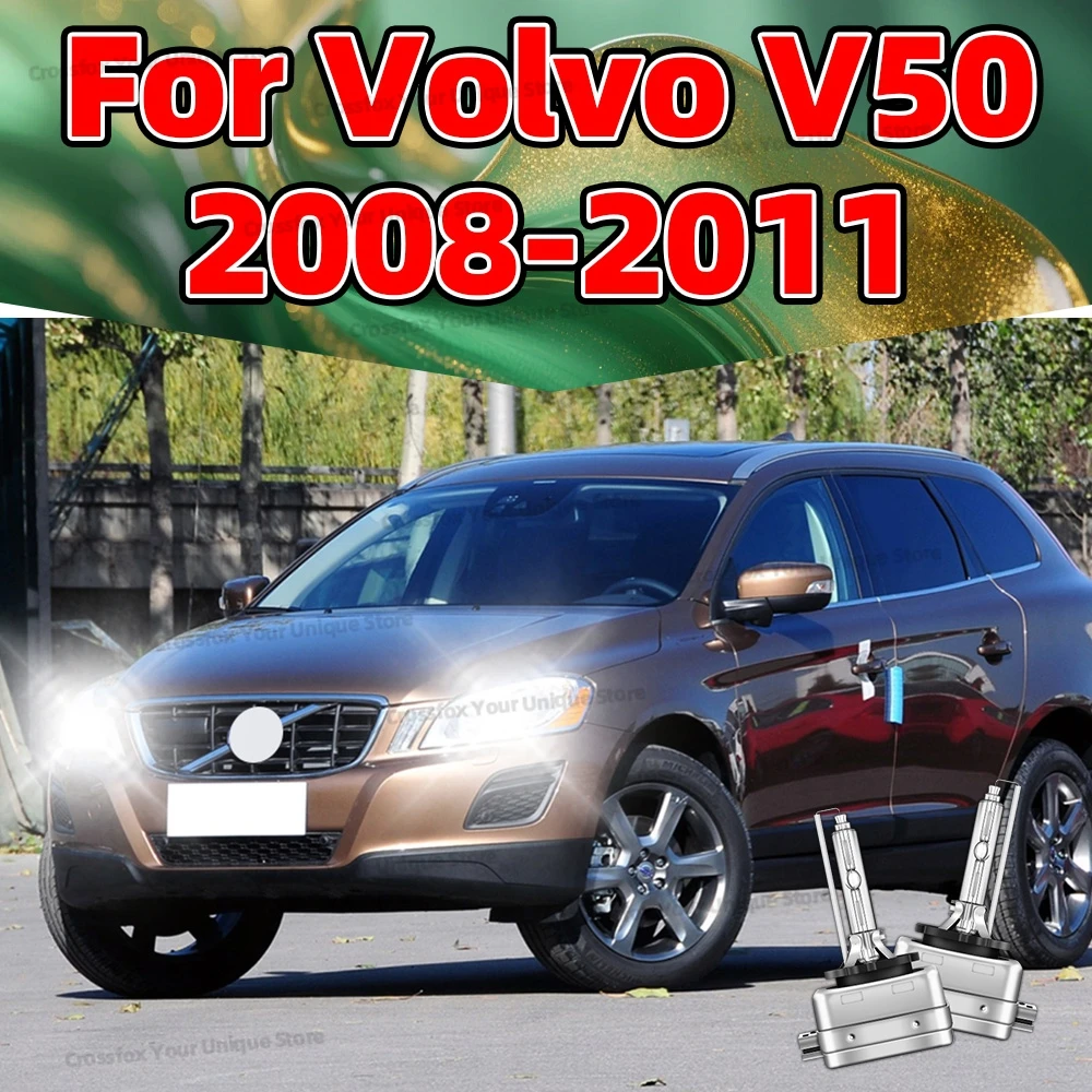 

2 шт. HID ксеноновые фары 6000K 8000K 10000K HID D1S 12 В 35 Вт для Volvo V50 2008-2011 V60 2010-2013 V70 2008-2017 Автоаксессуары