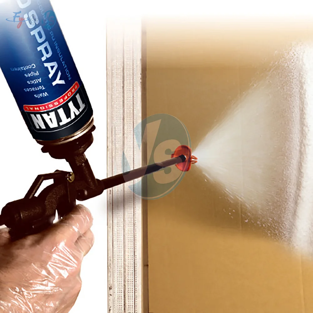 Foaming Jet Nozzle Polyurethane Expanding Spray Gun Metal Trigger Foam Glue Gun Replacement Parts