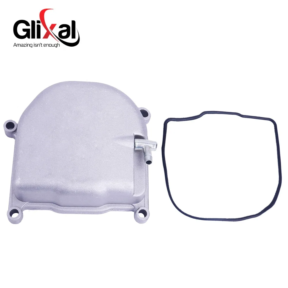 Glixal GY6 49cc 50cc 60cc 80cc 100cc Scooter Moped Engine Cylinder Head Valve Cover Assy 4-Stroke 139QMB ATV Go-Kart (None-EGR)