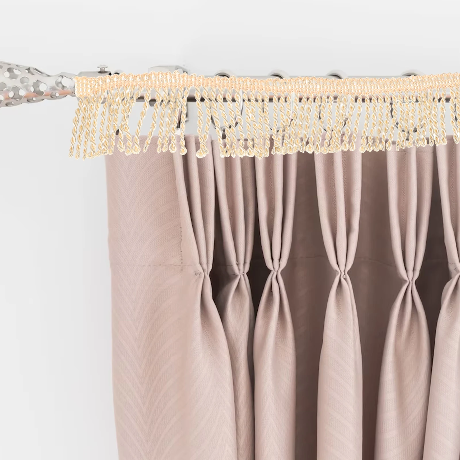 

1 Roll Delicate Fringe Trim Sewing Tassel Trim Curtain Decorative Material Fringed Border For Diy Home Decor Curtains Lamp