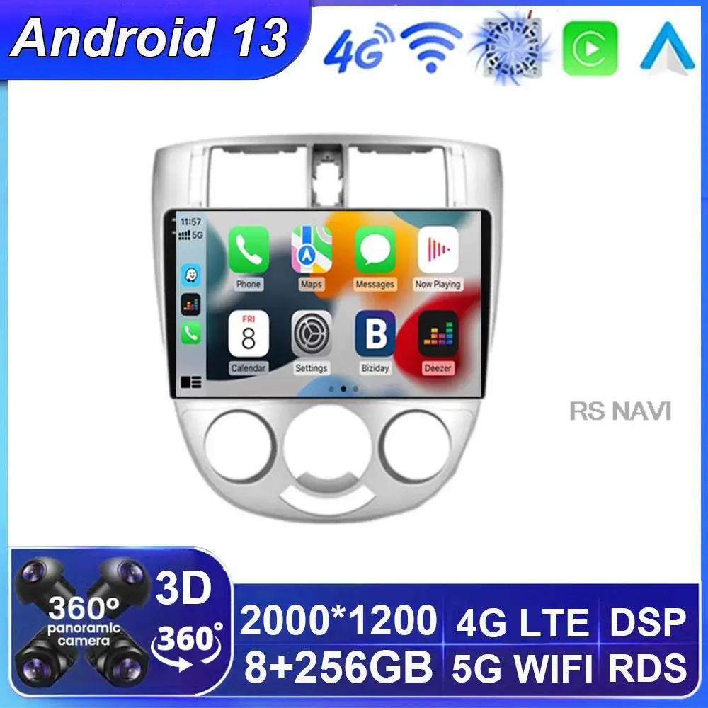 

Android 13 For Chevrolet Lacetti J200 For Buick Excelle Hrv For Daewoo Gentra 2 Car Radio 4G Navigation No DVD 2DIN Player