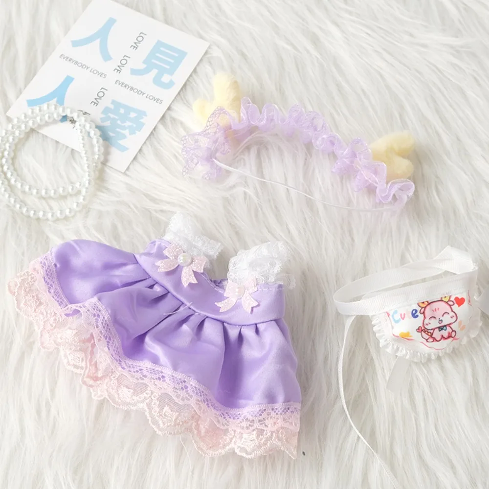 Casual DIY Doll Skirts Sets with Crown Headband