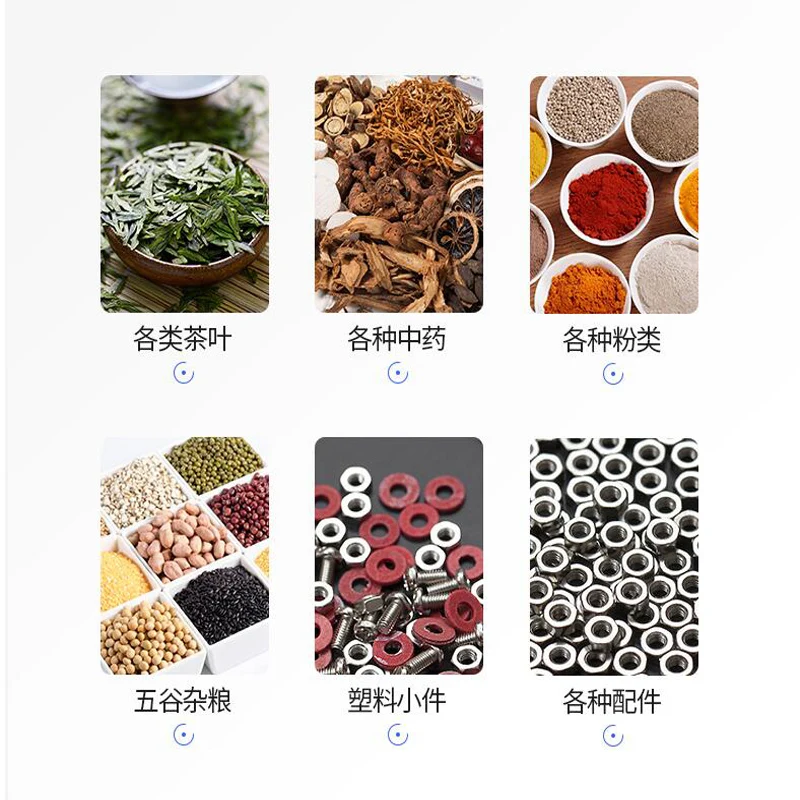 Desktop Granule Powder Filling Machine Automatic Weighing Grain Peanut Flour Soybean Packaging Machine