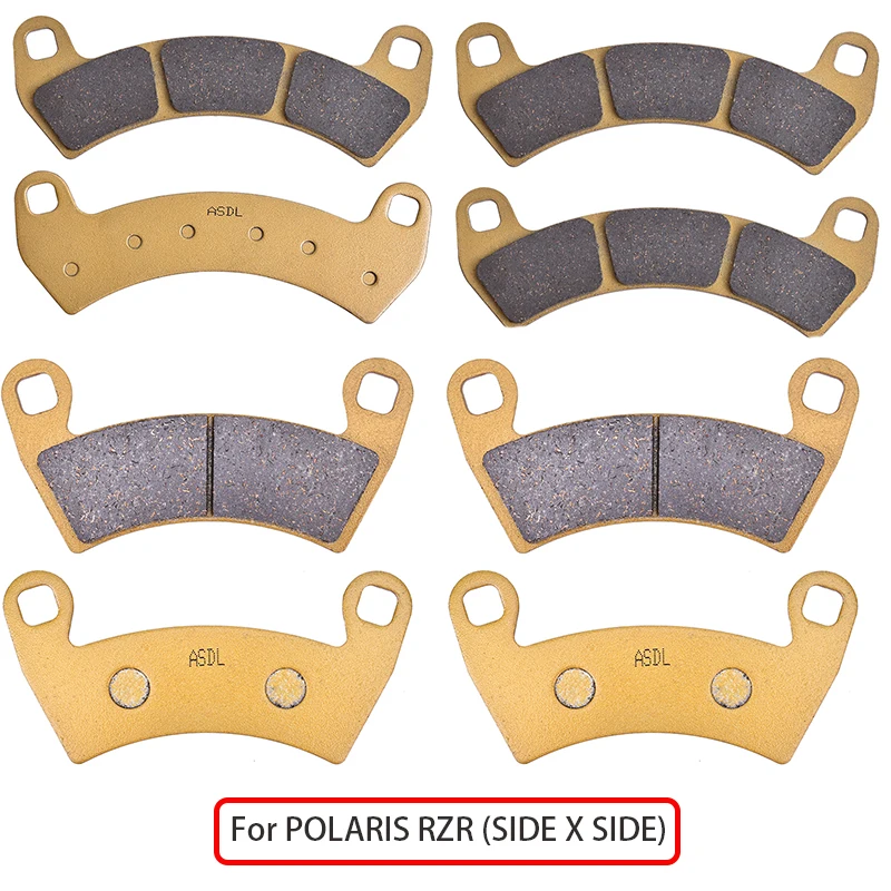 Pastillas de freno delanteras y traseras para motocicleta, para POLARIS RZR SIDE X SIDE RZR1000 XP 4 Turbo Pro Latin MD S Tractor Intl MD 2016-2021